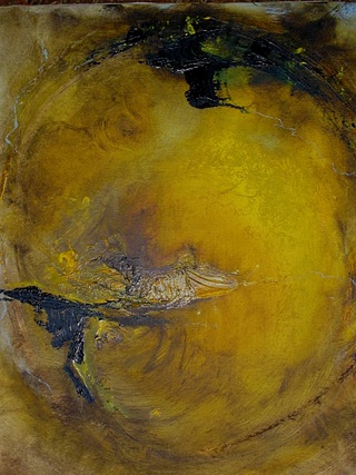 to the sun (2005), Öl auf Leinwand, 50x50