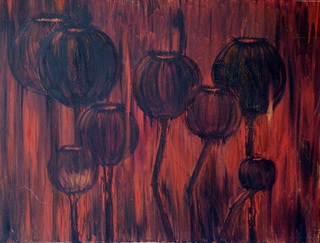 Mohn (2003), Öl auf Leinwand, 60x80