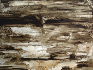 Himmelbraun (2006), Öl auf Leinwand, 80x100