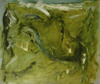 abstract 6 dragon (2007), Öl auf Leinwand, 100x120